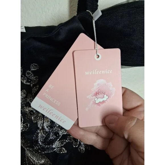 NWT Formal Party Dress Dance Prom Retro Y2K Boho Whimsigoth Size XS/Small - Picture 7 of 8